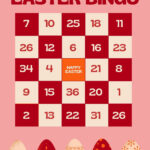 Customize 71+ Easter Bingo Cards Templates Online   Canva For Free Printable Easter Bingo Cards