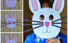 East Coast Mommy: Bunny Mask For Preschoolers With Free inside Free Easter Bunny Mask Printable