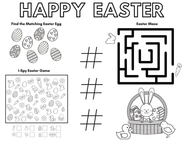Easter Activity Printable
