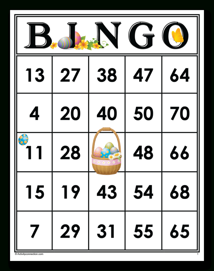 Free Printable Easter Bingo Cards
