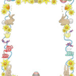 Easter Border #Lonhcu   Clipart Suggest   Worksheets Library With Easter Border Printable