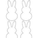 Easter Bunny Garland Craft   Childhood Magic For Printable Easter Bunny Decorations
