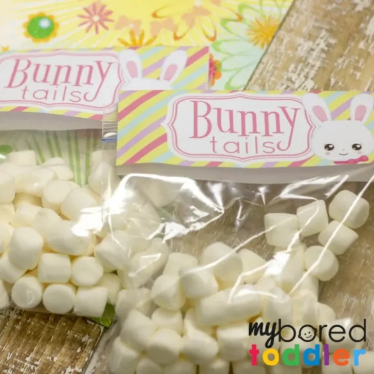 Easter Bunny Tails Printable