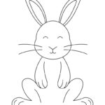 Easter Bunny Templates & Outlines   53 Free Pages | Printabulls Throughout Printable Easter Bunny Shape