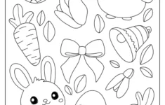 Easter Coloring Pages (Free Printables) for Printable Easter Coloring Books