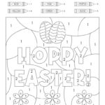 Easter Colornumber   10 Free Printable Pages | Printabulls Within Free Printable Color By Number Easter