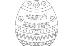 Easter Egg Coloring Page, Easter Egg Colouring In Page,Easter Egg regarding Coloring Printable Easter Eggs