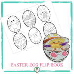 Easter Egg Craft  Flip Book   The Teacher Hero Regarding Easter Flip Book Printable