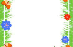 Easter Egg Hunt Border In Eps, Illustrator, Jpg, Psd, Png, Svg with Easter Border Printable