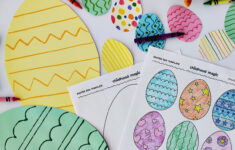 Easter Egg Template Free Printable - Childhood Magic within Printable Easter Eggs Cut Out