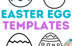 Easter Egg Template To Print - Crafty Morning with Easter Eggs Pattern Printable