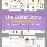 Easter Preschool Pack Of Printables – Mary Martha Mama Pertaining To Children'S Easter Story Printable
