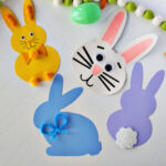 Easter Rabbit Template  Free Printable   Childhood Magic Intended For Printable Easter Bunny Shape