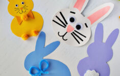 Easter Rabbit Template- Free Printable - Childhood Magic intended for Printable Easter Bunny Shape