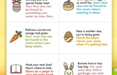 Easter Scavenger Hunt For Kids - Free Printable Game - Pjs And Paint regarding Free Printable Easter Scavenger Hunt For Teens