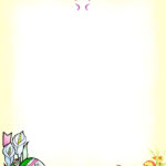 Easter Stationery Theme Free Digital Stationery Intended For Free Easter Stationery Printable