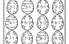 Easter Subtraction Worksheet - Free Printable, Digital, &amp; Pdf in Free Easter Math Printable