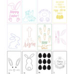 Easter Tags   300 Free Printable Gift Tags | Printabulls Inside Free Printable Easter Eggs Name Tags