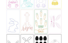 Easter Tags - 300 Free Printable Gift Tags | Printabulls inside Free Printable Easter Eggs Name Tags