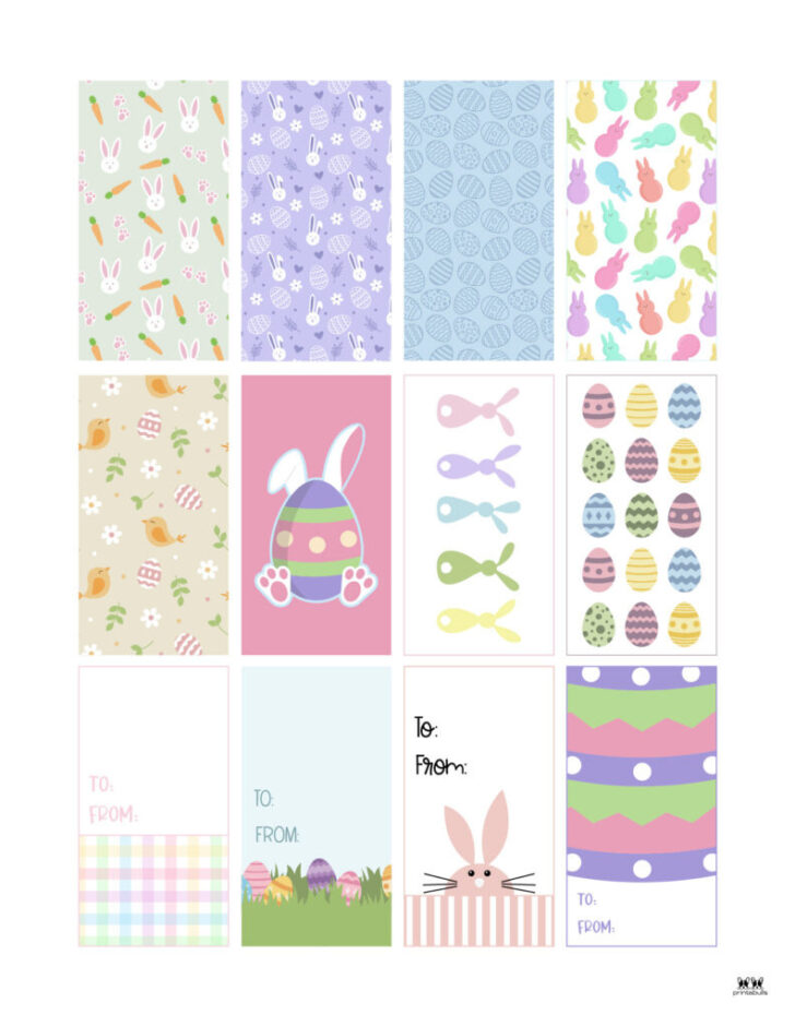 Free Printable Easter Address Labels