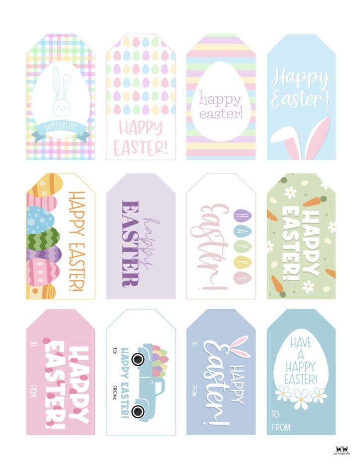 Easter Labels Printable Free