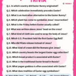 Easter Trivia Questions & Answers Within Free Printable Easter Trivia Questions And Answers