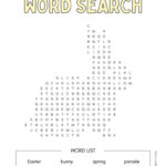 Easter Word Search   Cute & Free Printables | Saturdaygift Pertaining To Free Printable Word Search Easter