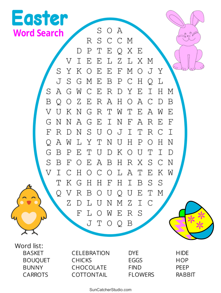 Easter Printable Word Search