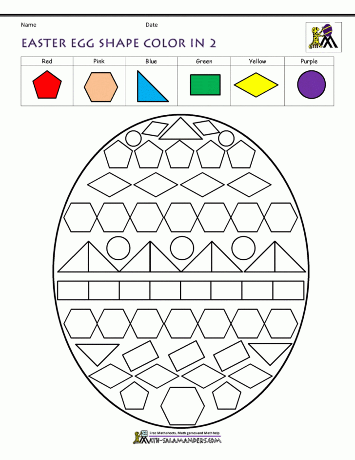 Easter Printable Worksheets Preschool