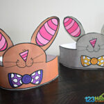 🐰 Free Printable Bunny Ears Easter Hat Template Inside Easter Bonnet Printable Template