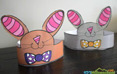 🐰 Free Printable Bunny Ears Easter Hat Template inside Easter Bonnet Printable Template