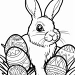 🐰 Hop To It! Free Printable Easter Bunny Coloring Pages 🎨 — Sew For Printable Easter Bunny Coloring