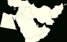 File:outline Map Of Middle East Major.svg - Wikimedia Commons in Printable Blank Map of Middle East