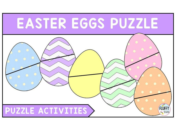 Easter Eggs Number Matching Game Printable
