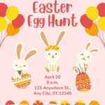 Free And Customizable Easter Egg Templates Throughout Easter Eggs Hunt Printable Template