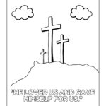 Free Christian Printable Easter Coloring Pages With Bible Verses Throughout Free Easter Printable Christian