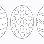 Free Easter Egg Template (+ 9 Easy Crafts!)   The Craft At Home Family Within Easter Eggs Pattern Printable
