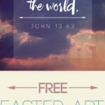 Free Easter Scripture Verse Art Print   It'S Always Autumn Intended For Easter Scripture Printable