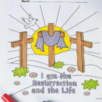 Free Easter Sunday School Coloring Pages | Fun365 In Free Easter Printable Christian
