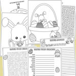 Free Easter Worksheets Pdf: Coloring Pages, Word Search & More! Throughout Free Easter Activities Printable