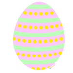 Free Pink Easter Egg Clipart ( Royalty Free) | Pearly Arts Within Free Printable Easter Eggs Clipart