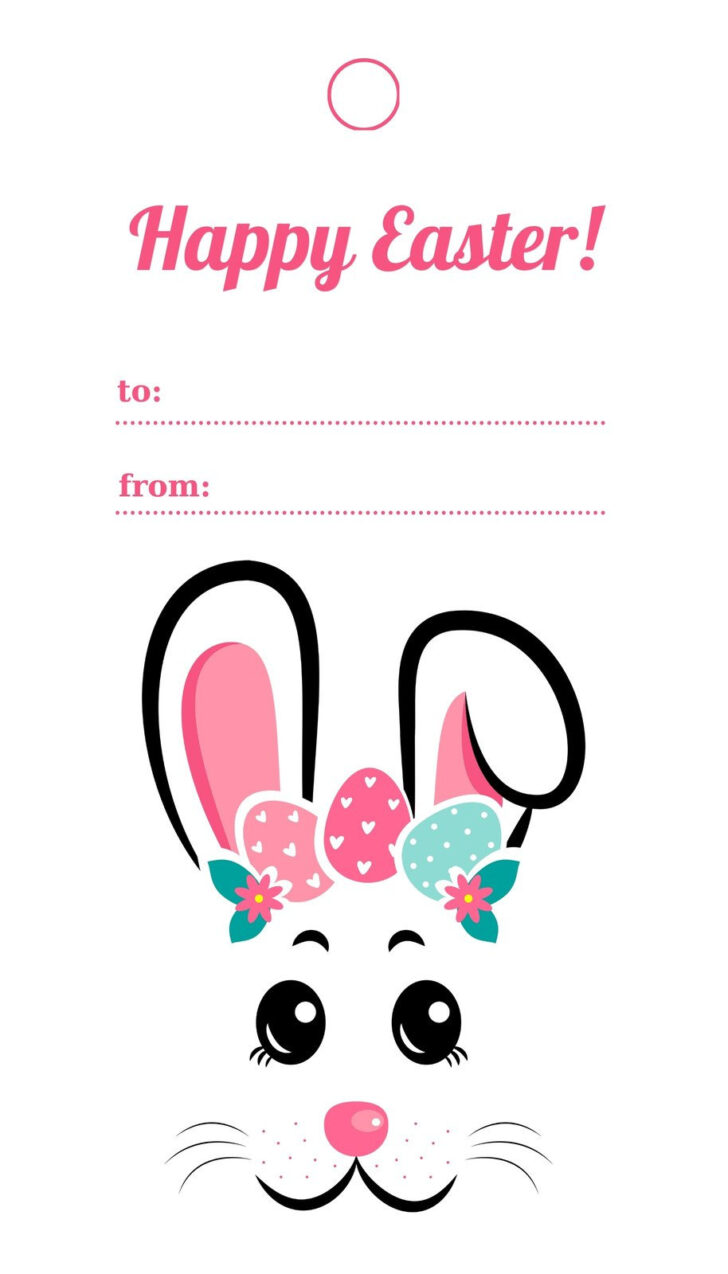 Easter Bunny Printable Tags