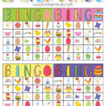 Free Printable Easter Bingo Cards Regarding Easter Bingo Cards Free Printable