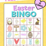 Free Printable Easter Bingo Game Cards For Kids With Regard To Easter Bingo Cards Free Printable