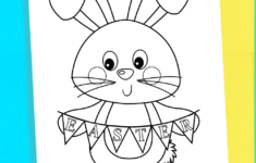 Free Printable Easter Bunny Coloring Pages with regard to Free Printable Easter Prints