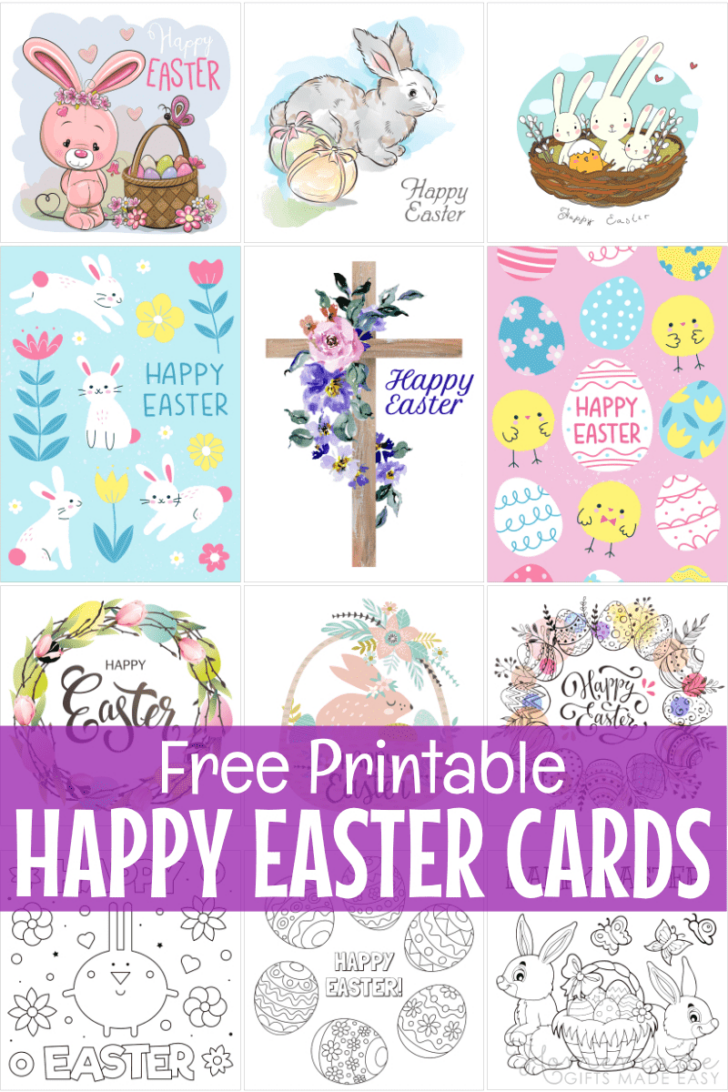 Free Happy Easter Cards Printable
