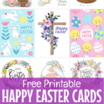 Free Printable Easter Cards & Easter Card Templates To Color Within Printable Easter Cards For Grandchildren
