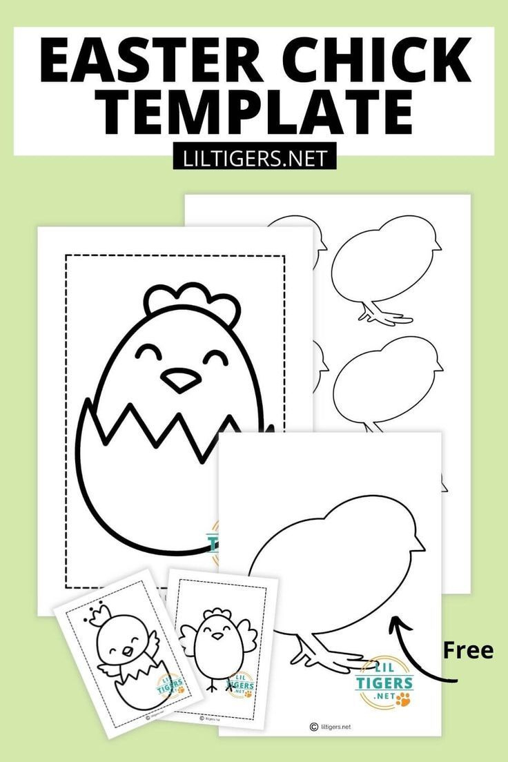 Free Printable Easter Chick Templates regarding Easter Chick Printable Free