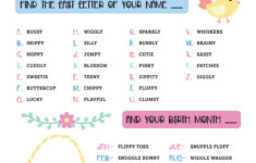 Free Printable Easter Games For Kids - Kim Schob regarding Easter Games Free Printable