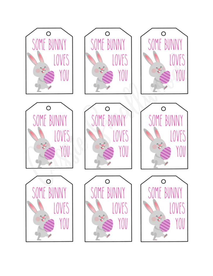 Print Free Happy Easter Tags Free Printable